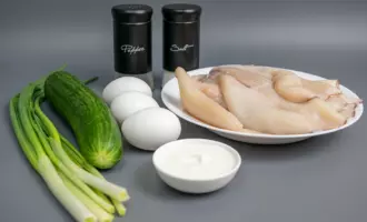 как приготовить кальмар с огурцом салат