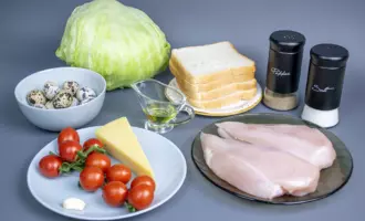 Салат цезарь ингредиенты