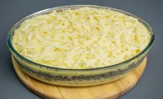 запеканка с фаршем и картофелем
