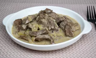 говядина в сметанно - горчичном соусе рецепт