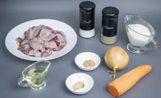 куриные желудки в сметане